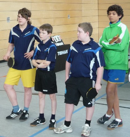 SGS-Schüler-A-Mannschaft bei der Bezirks-Mannschaftsmeisterschaft 2010