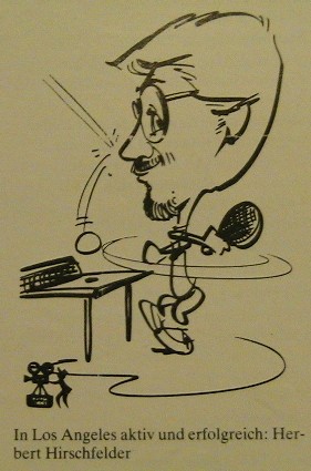 Karikatur Herbert Hirschfelder, Los Angeles 1985