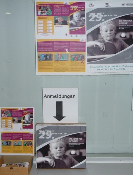 Anmeldungsmoeglichkeit im Sportheim