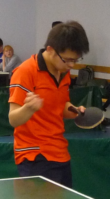 Lin bei der Vereinsmeisterschaft