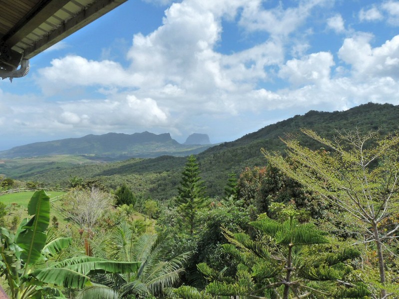 Ausblick von der Terrase eines noblen Restaurants