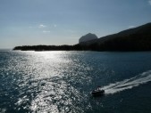 Blick auf den Le Morne Brabant, 556 m, im Südwesten der Insel