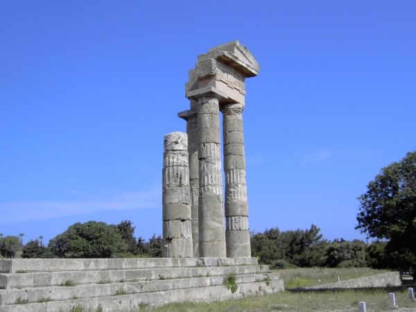 Akropolis von Rhodos: der Apollo-Tempel