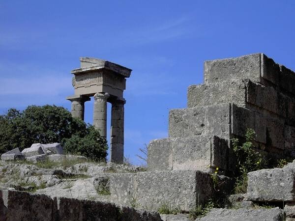 Akropolis von Rhodos: der Apollo-Tempel