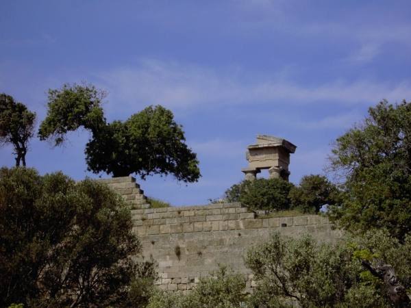 Akropolis von Rhodos: der Apollo-Tempel