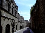 Altstadt von Rhodos: die Ritterstrae, Hauptstrae unter den Johannitern