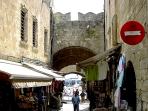 Gassen in der Altstadt von Rhodos