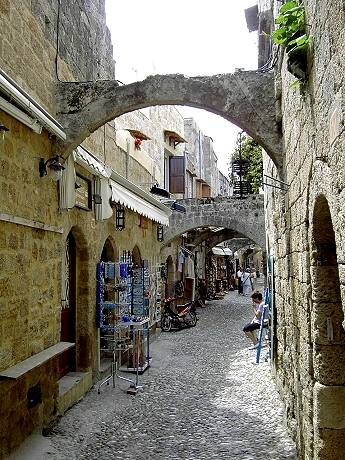 Gassen in der Altstadt von Rhodos