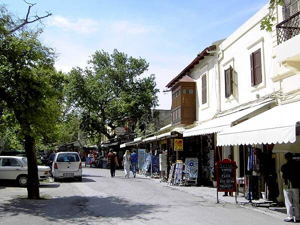 Am Rand der Altstadt von Rhodos