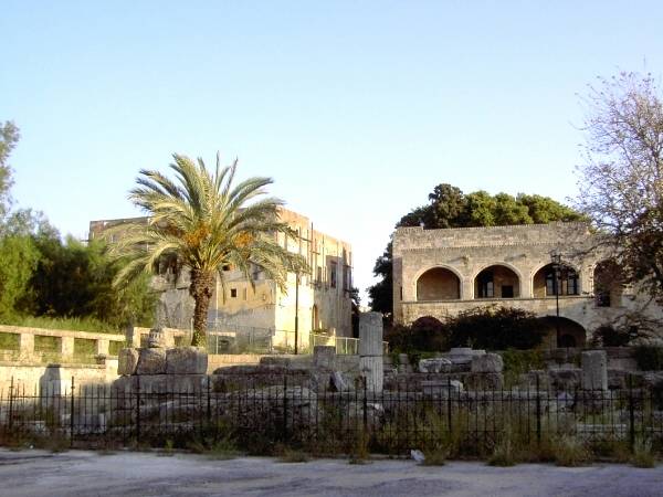 Altstadt von Rhodos: Ruine des Aphrodite-Tempels