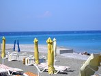 Meer und Strand an der Nordspitze von Rhodos