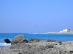 Meer und Strand an der Nordspitze von Rhodos