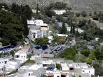 Blick von der Akropolis auf die Stadt Lindos