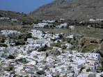 Blick von der Akropolis auf die Stadt Lindos