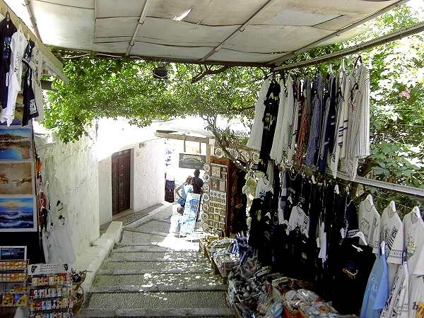 Lindos: in den Gassen der Altstadt