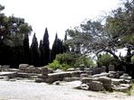 Akropolis von Ialyssos: die Ruine des Pallas Athene Tempels