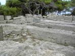 Akropolis von Ialyssos: die Ruine des Pallas Athene Tempels