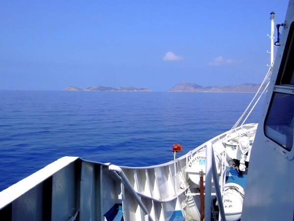 Die Inseln Symi (rechts) und Sesklio