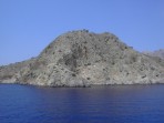 Entlang der Sdkste der Insel Symi auf der Fahrt Richtung Osten