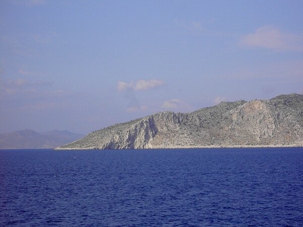 Auf der Rckfahrt von Symi nach Rhodos