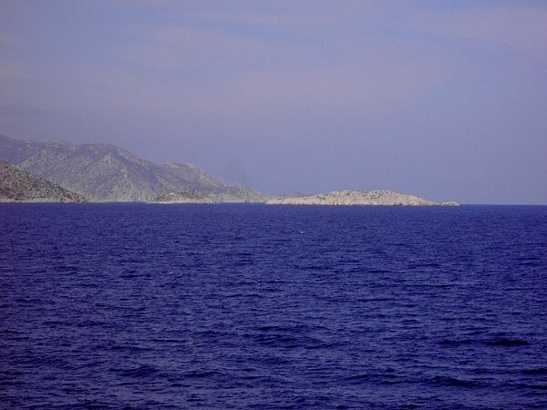 Auf der Fhre von Symi nach Rhodos